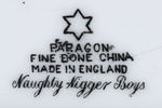 "FOUR LITTLE NIGGER BOYS" PARAGON CHINA SAUCER.