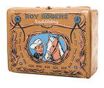 “ROY ROGERS SADDLEBAG” VINYL LUNCH BOX.