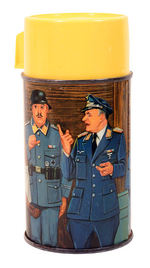 “HOGAN’S HEROES” LUNCH BOX WITH THERMOS.