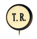 "TR" 1919 MEMORIAL INITIALS BUTTON.