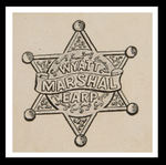 "MARSHALL WYATT EARP" VINYL WALLET.