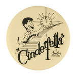 "'CINDERFELLA' A JERRY LEWIS PRODUCTION" RARE 1960 BUTTON.