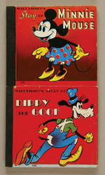 "WALT DISNEY'S STORY OF MINNIE MOUSE/DIPPY THE GOOF" BOOKS.