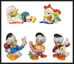 DONALD DUCK FAMILY UNAUTHORIZED FIGURINES.