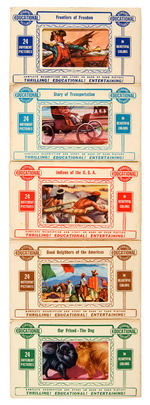 "ROBBINS' EDUCATIONAL PICTURES" CARD SETS.