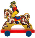 BUDDY BRONC FISHER PRICE NO. 430 PULL TOY.