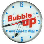 “BUBBLE UP” LIGHTED CLOCK.