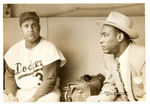 ROY CAMPANELLA/MARTIN DIHIGO 1957 NEWS SERVICE PHOTO.