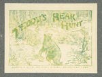 RARE 1907 BOWERS & HARD "THE NEW GAME TEDDY'S BEAR HUNT."