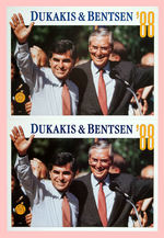 DUKAKIS GROUP OF SEVEN UNION ISSUED 1988 POSTERS.