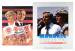 MONDALE/FERRARO FOUR LABOR UNION ISSUED JUGATE POSTERS.