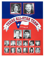 BUSH FOR TEXAS GOVERNOR 1998 POSTER PAIR.