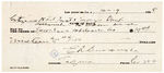 TARZAN CREATOR EDGAR RICE BURROUGHS SIGNED CHECK.