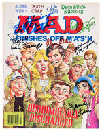M*A*S*H* CAST-SIGNED "MAD" MAGAZINE.