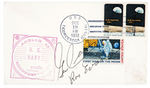 "APOLLO 17" CERNAN/EVANS SIGNED FIRST DAY COVER.