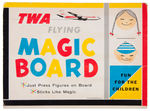 ED SULLIVAN SIGNED "TWA FLYING MAGIC BOARD."
