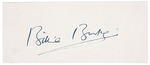 THE GOOD WITCH OF OZ BILLIE BURKE SIGNATURE.