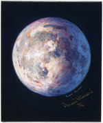 ASTRONAUT ALAN BEAN SIGNED “A MOST BEAUTIFUL MOON” GICLEE CANVAS LIMITED EDITION PRINT.