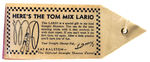 TOM MIX RALSTON PREMIUM PAIR & RETAILER'S SHEET.