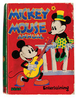 "MICKEY MOUSE ANNUAL" ENGLISH HARDCOVER TRIO.