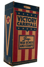 WWII “VICTORY CARRYALL BUY WAR BONDS AND STAMPS” ASSEMBLED CONTAINER.