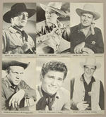 TV WESTERN STARS CARD SET.