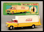 "BATTERY OPERATED ROUTE TRUCK FOR COCA-COLA" WITH BOX VARIETY.