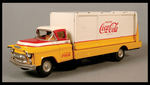 "BATTERY OPERATED ROUTE TRUCK FOR COCA-COLA" WITH BOX VARIETY.