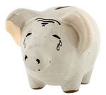 WWII ANTI-HITLER COMPOSITION/CHINA PIG BANK PAIR.