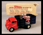 "STRUCTO WIND-UP BARREL TRUCK."