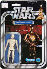 "STAR WARS - SEE-THREEPIO (C-3PO)" ACTION FIGURE ON 12-BACK CARD.