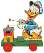 “DONALD DUCK” XYLOPHONE LARGE PULL TOY BY FISHER-PRICE WITH BOX.