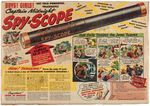 CAPTAIN MIDNIGHT “DETECT-O-SCOPE” PREMIUM WITH RARE INSTRUCTIONS AND MAILER PLUS “SPY-SCOPE”.