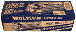 "WOLVERINE EXPRESS BUS" BOXED MYSTERY MOTOR TOY.