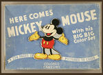 "MICKEY MOUSE BIG BIG COLOR SET" RARE WHITMAN BOXED SET.