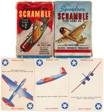 WWII LOT OF FOUR PLANE SPOTTER CARD DECKS (INCLUDING TWO BY “COCA-COLA”) PLUS VICTORY DECK.