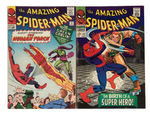 "THE AMAZING SPIDER-MAN" COMIC BOOK PAIR.