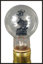 DONALD DUCK NOVELTY LIGHT BULB.