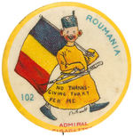 YELLOW KID RARE BUTTON #102.