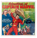 "ADVENTURES OF CAPTAIN MARVEL" 1941 REPUBLIC SIX SHEET POSTER.