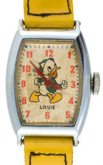 DONALD DUCK'S NEPHEW "LOUIE" WATCH BY INGERSOLL/US TIME.