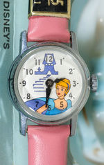 "CINDERELLA" BOXED WATCH WITH FIGURINES.