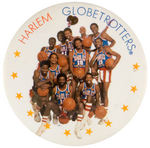 "HARLEM GLOBETROTTERS" 3.5" FULL COLOR BUTTON.