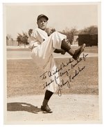 JOHNNY VANDER MEER VINTAGE SIGNED CINCINNATI RED LEGS PHOTO.