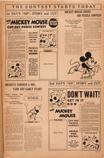 INCREDIBLY RARE "PRESS BOOK AND CAMPAIGN FOR THE MICKEY MOUSE CUT-OUT PUZZLE CONTEST".