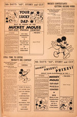 INCREDIBLY RARE "PRESS BOOK AND CAMPAIGN FOR THE MICKEY MOUSE CUT-OUT PUZZLE CONTEST".