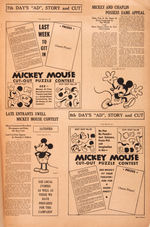 INCREDIBLY RARE "PRESS BOOK AND CAMPAIGN FOR THE MICKEY MOUSE CUT-OUT PUZZLE CONTEST".