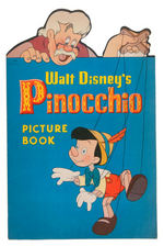 "PINOCCHIO PICTURE BOOK" WITH DIE-CUT DESIGN.