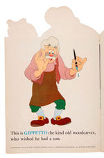 "PINOCCHIO PICTURE BOOK" WITH DIE-CUT DESIGN.