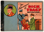 "THE ADVENTURES OF DICK TRACY DETECTIVE" 1933 PREMIUM BOOK.